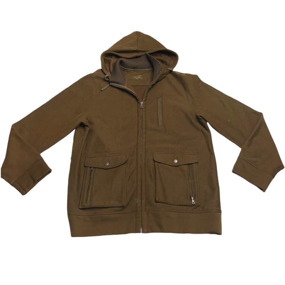 Banana Republic Brown Zip Up Hoodie w/ Pockets